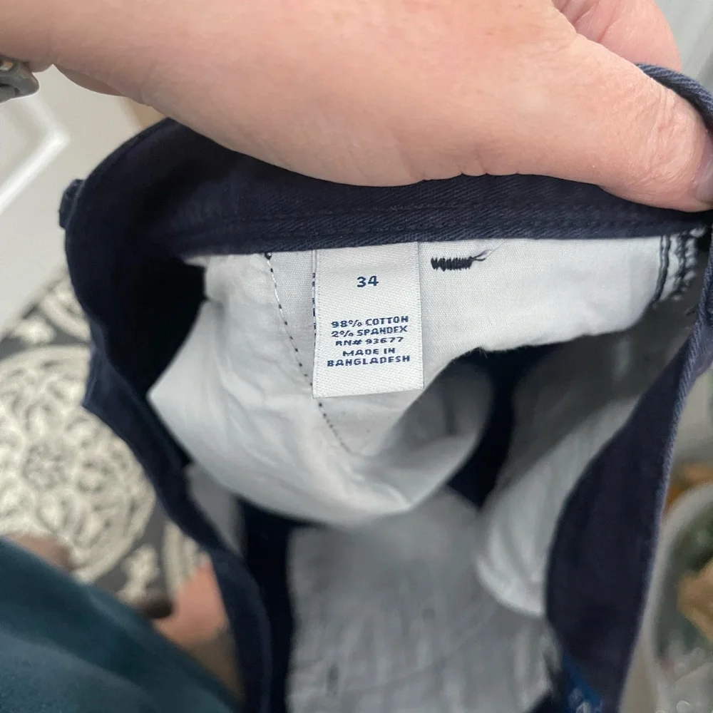 Arizona Jean Company Blue Flat Front Shorts - Picture 7 of 9